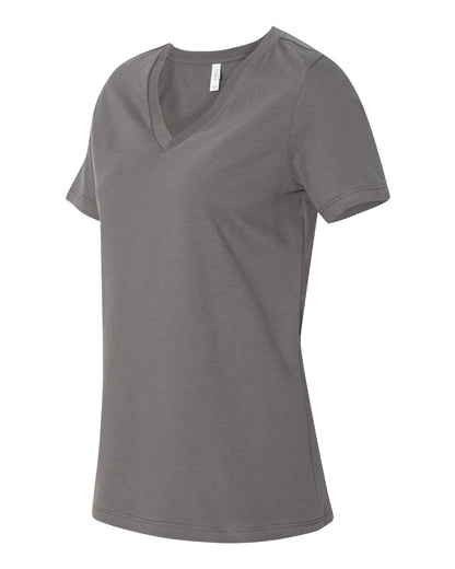 BELLA + CANVAS Women’s Relaxed Jersey V-Neck Tee 6405 #color_Asphalt