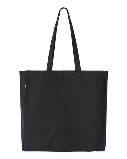 Liberty Bags Isabella Midweight Recycled Canvas Tote 8503R #color_Recycled Black
