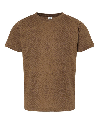 Rabbit Skins Toddler Fine Jersey Tee 3321 #color_Brown Reptile