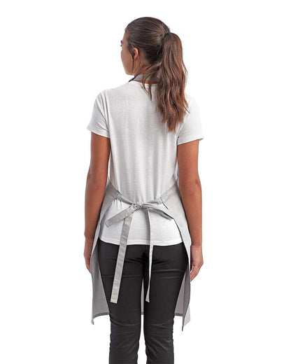 Artisan Collection by Reprime Recycled Bib Apron RP150 #colormdl_Silver