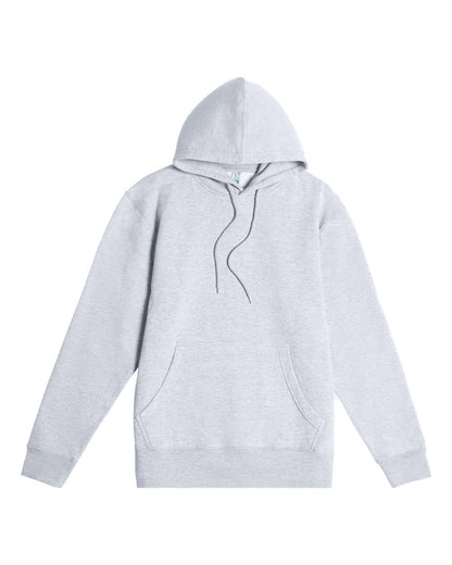 Lane Seven Unisex Future Fleece Hooded Sweatshirt LS18002 #color_Heather Grey