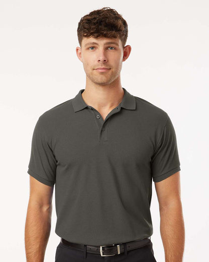 AllPro Men's Pique Polo 62800 #colormdl_Charcoal