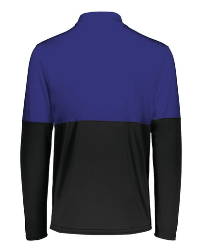 Holloway Men's Momentum Team Quarter-Zip Pullover 223500 #color_Black/ Purple