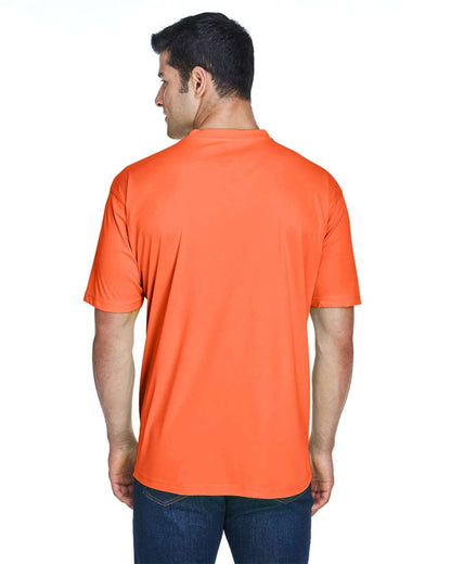 UltraClub Men's Cool & Dry Sport Performance Interlock T-Shirt 8420 #colormdl_Bright Orange