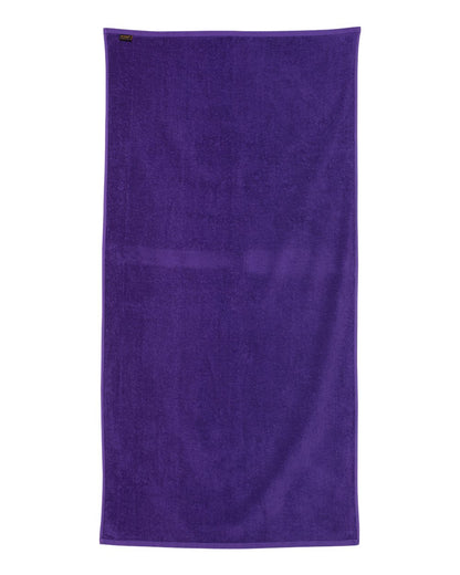 Q-Tees Velour Beach Towel QV3060 #color_Purple