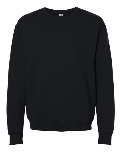 JERZEES Unisex Ultimate CVC Crewneck Sweatshirt IC48MR #color_Black Ink