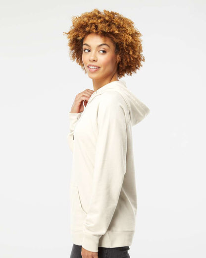 Independent Trading Co. Unisex Icon Lightweight Loopback Terry Hooded Sweatshirt SS1000 #colormdl_Bone