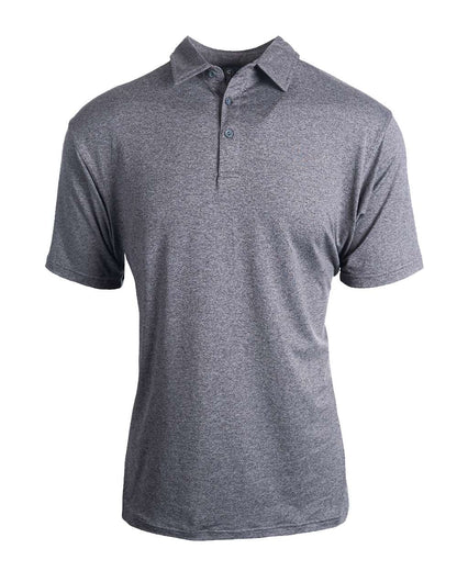 Burnside Dawn to Dusk Polo 0900 #color_Heather Charcoal