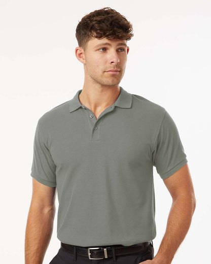 AllPro Men's Pique Polo 62800 #colormdl_Greystone
