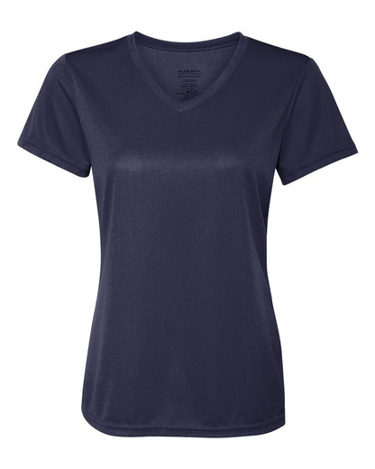 Augusta Sportswear Women's Nexgen Wicking V-Neck T-Shirt 1790 #color_Navy