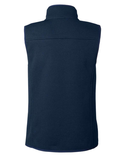 vineyard vines Women's Mountain Sweater Fleece Vest O001411 #color_Vineyard Navy