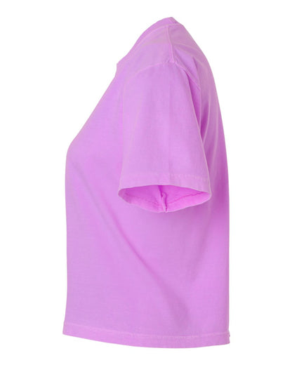 Comfort Colors Women's Garment-Dyed Heavyweight Boxy T-Shirt 3023CL #color_Neon Violet