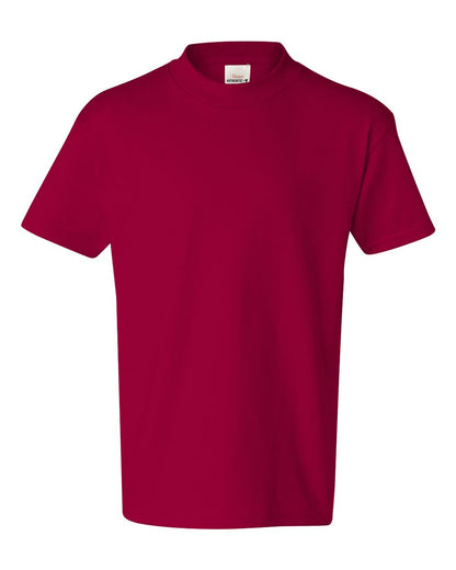 Hanes Authentic Youth T-Shirt 5450 #color_Deep Red