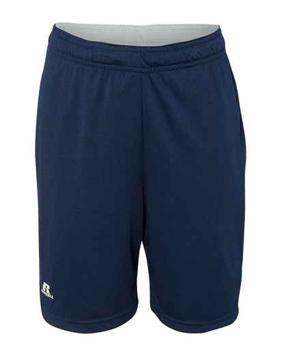 Russell Athletic Youth Essential 7" Shorts with Pockets TS7X2B #color_Navy