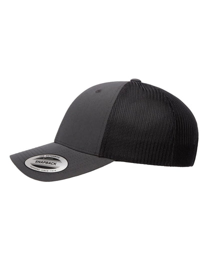 YP Classics Elite Cap 6601 #color_Charcoal/ Black