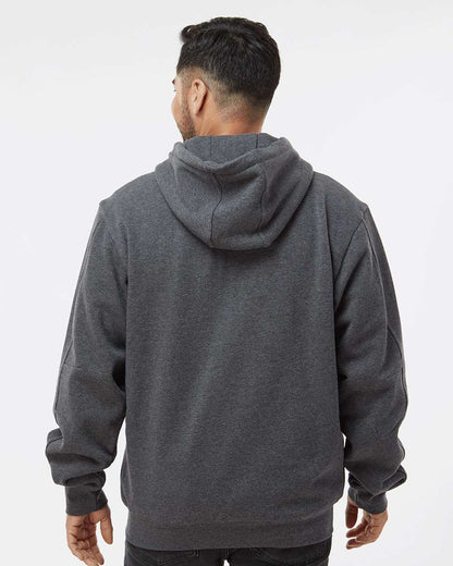 DRI DUCK Men's Tall Crossfire Heavyweight Power Fleece Hooded Jacket with Thermal Lining 7033T #colormdl_Dark Oxford