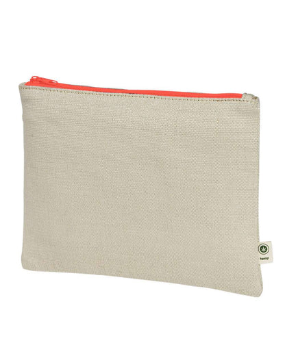 econscious Hemp Pouch EC8402 #color_Natural/ Orange