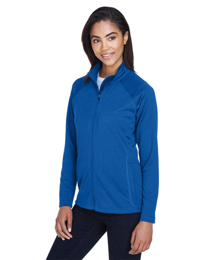 Devon & Jones Women's Stretch Tech-Shell® Compass Full-Zip Jacket DG420W #colormdl_True Royal