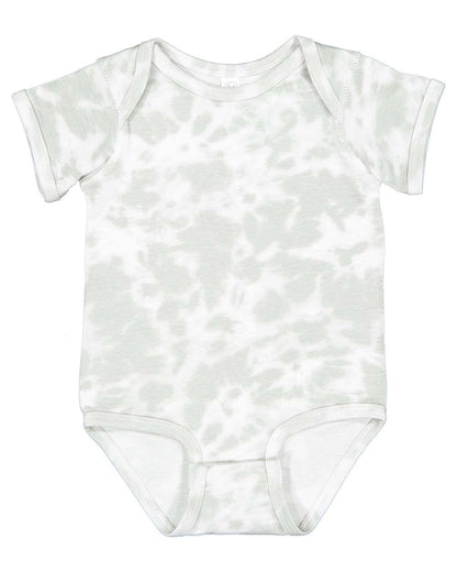 Rabbit Skins Infant Fine Jersey Bodysuit 4424 #color_Haze Tie Dye