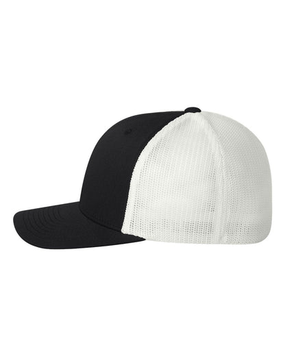 Flexfit Trucker Cap 6511 #color_Black/ White