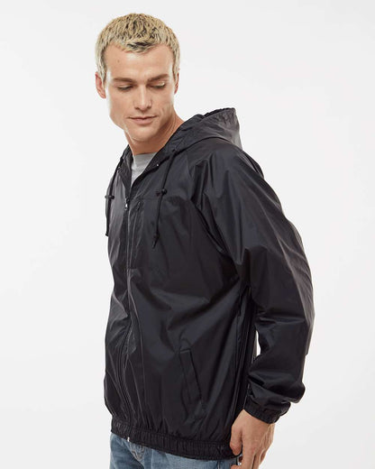 Burnside Mentor Hooded Coach's Jacket 9728 #colormdl_Black