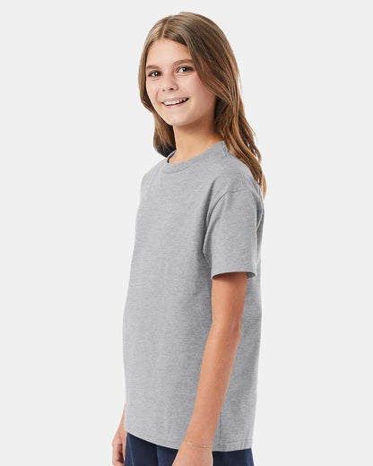 Hanes Authentic Youth T-Shirt 5450 #colormdl_Light Steel