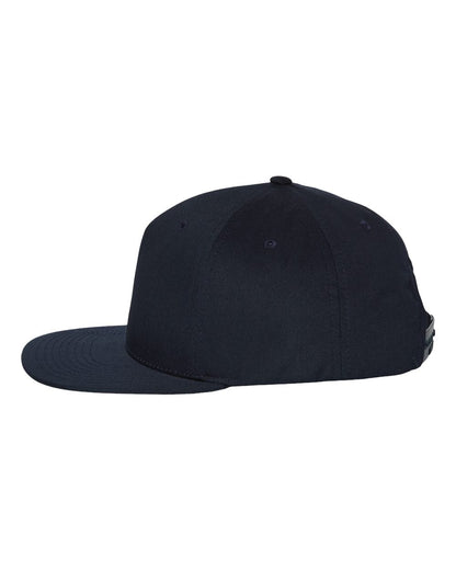 Richardson Pinch Front Structured Snapback Trucker Cap 255 #color_Navy