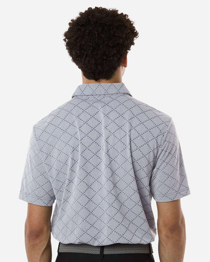 Adidas Men's Ultimate365 Jacquard Polo A2014 #colormdl_Collegiate Navy/ White