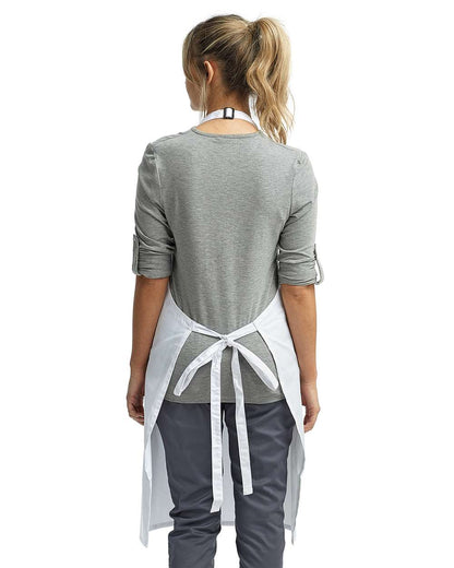 Artisan Collection by Reprime Recycled Bib Apron RP150 #colormdl_White
