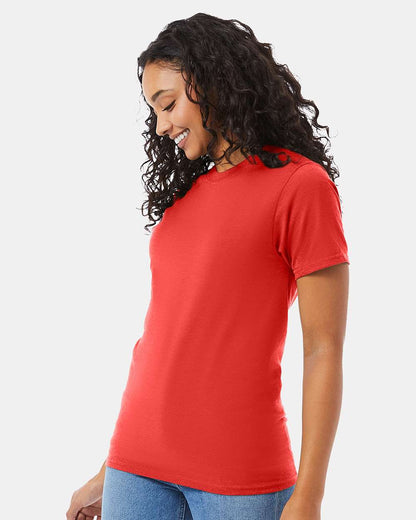 Hanes Unisex Beefy-T® T-Shirt 5180 #colormdl_Poppy Red