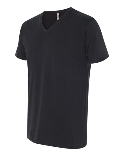 Next Level Sueded V-Neck T-Shirt 6440 #color_Black