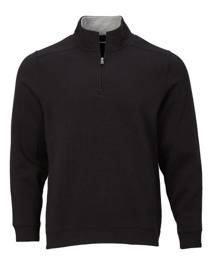 Boxercraft Fleece Quarter-Zip Pullover BM5202 #color_Black