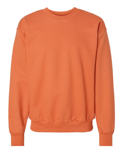 Hanes Ultimate Cotton® Crewneck Sweatshirt F260 #color_Pumpkin