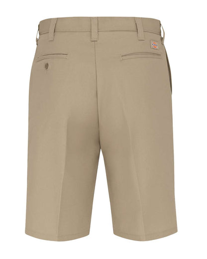 Dickies Men's Extended Sizes 11" Industrial Flat Front Shorts LR30EXT #color_Desert Sand