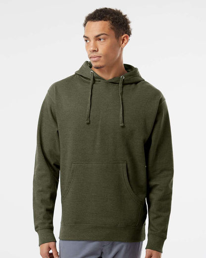 Independent Trading Co. Unisex Midweight Hooded Sweatshirt SS4500 #colormdl_Army Heather