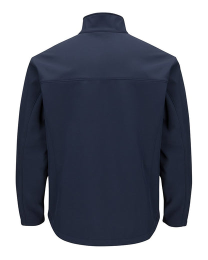 Red Kap Men's Deluxe Soft Shell Jacket JP68 #color_Navy