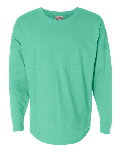 J. America Unisex Game Day Jersey Long Sleeve T-Shirt 8229 #color_Mint