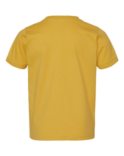 Rabbit Skins Toddler Fine Jersey Tee 3321 #color_Mustard