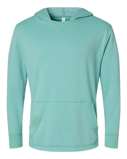 LAT Unisex Vintage Wash Fleece Hoodie Sweatshirt 6936 #color_Washed Saltwater