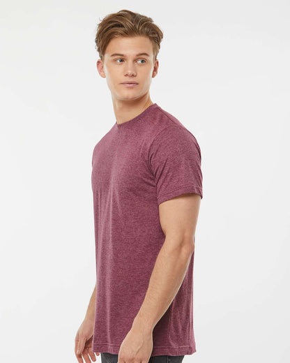 Tultex Poly-Rich T-Shirt 241 #colormdl_Heather Burgundy