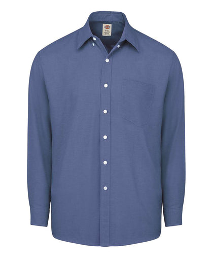 Dickies Men's Tall Oxford Shirt SSS36T #color_French Blue