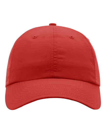Richardson Relaxed Performance Lite Cap 220 #color_Red