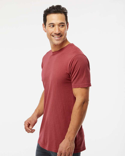 M&O Unisex Vintage Garment-Dyed T-Shirt 6500M #colormdl_Crimson