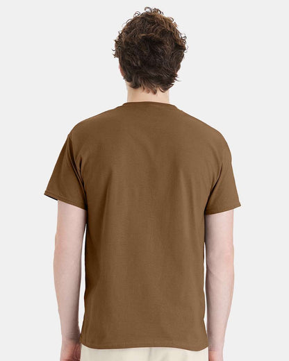 Hanes Essential-T T-Shirt 5280 #colormdl_Coyote Brown