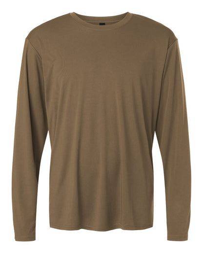 AllPro Unisex Pro-Lock Performance Long Sleeve T-Shirt 48400 #color_Cigar