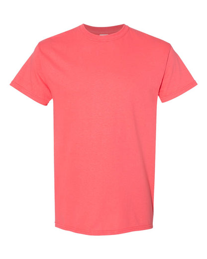 Gildan Unisex Heavy Cotton™ T-Shirt 5000 #color_Coral Silk