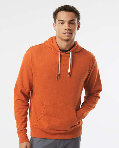 Independent Trading Co. Midweight French Terry Hooded Sweatshirt PRM90HT #colormdl_Burnt Orange Heather