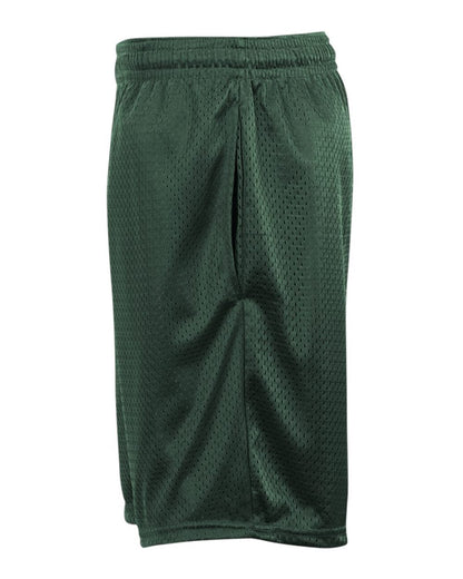 Badger Pro Mesh 9" Shorts with Pockets 7219 #color_Forest