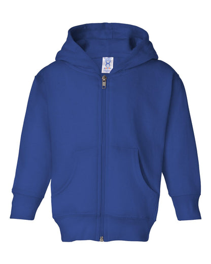 Rabbit Skins Toddler Full-Zip Fleece Hoodie Sweatshirt 3346 #color_Royal