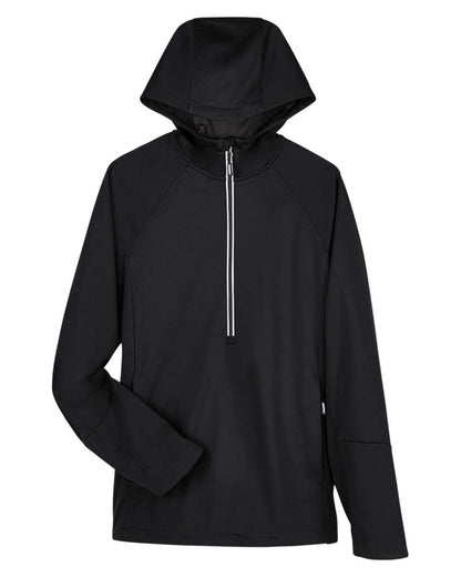 CORE365 Unisex Techno Lite Pullover Anorak CE711 #color_Black